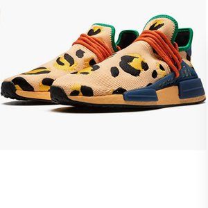 adidas  xPharrell  NMD Human Race 'Animal Print - Pulse Amber' Sneakers